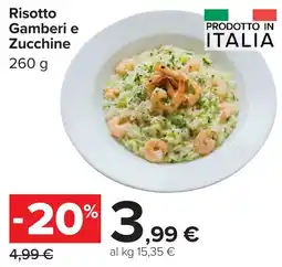 Carrefour Market Risotto Gamberi e Zucchine offerta