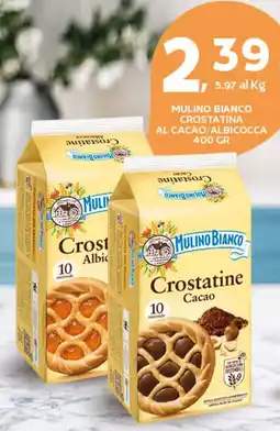 Extra Supermercati Mulino bianco crostatina al cacao/albicocca offerta