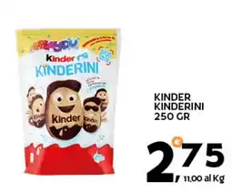 Extra Supermercati Kinder kinderini offerta