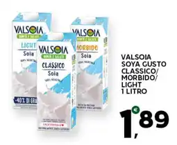 Extra Supermercati Valsoia soya gusto classico/ morbido/light offerta