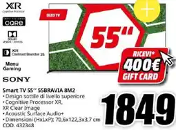 MediaWorld SONY Smart TV 55" 55BRAVIA 8M2 offerta