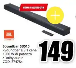 MediaWorld JBL Soundbar SB510 offerta