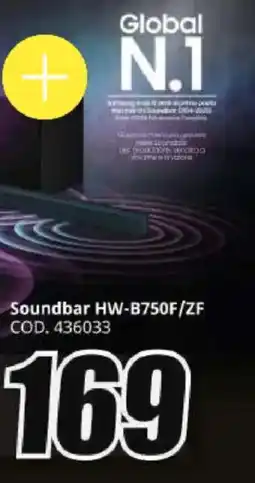 MediaWorld Samsung Soundbar HW-B750F/ZF offerta