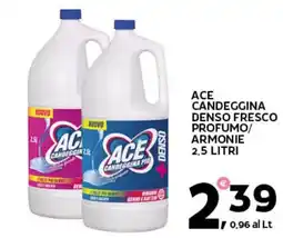 Extra Supermercati Ace candeggina denso fresco profumo/ armonie offerta