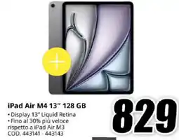 MediaWorld iPad Air M4 13" 128 GB offerta