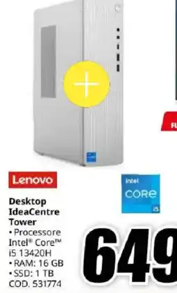 MediaWorld Lenovo Desktop IdeaCentre Tower offerta