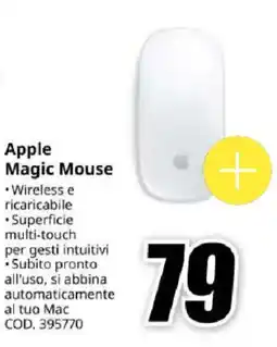 MediaWorld Apple Magic Mouse offerta