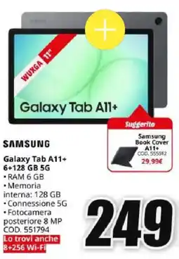 MediaWorld SAMSUNG Galaxy Tab A11+ offerta