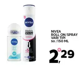 Extra Supermercati Nivea roll on/spray offerta