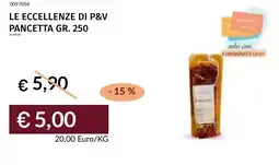 Prezzemolo e Vitale Le eccellenze di p&v pancetta offerta