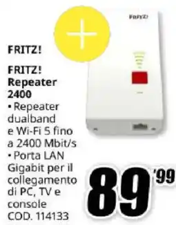 MediaWorld FRITZ! Repeater 2400 offerta