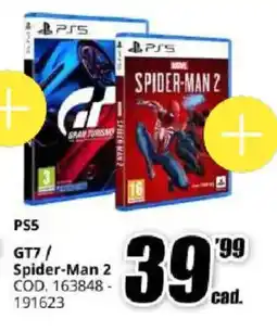 MediaWorld PS5 GT7/ Spider-Man 2 offerta