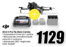 MediaWorld dji Mini 5 Pro Fly More Combo offerta