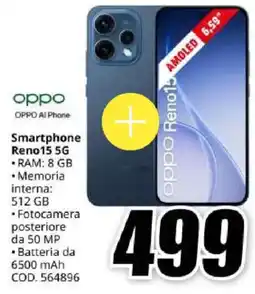 MediaWorld OPPO Smartphone Reno 15 5G offerta