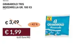 Prezzemolo e Vitale Granarolo tris mozzarella offerta