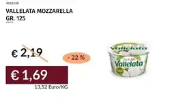 Prezzemolo e Vitale Vallelata mozzarella offerta