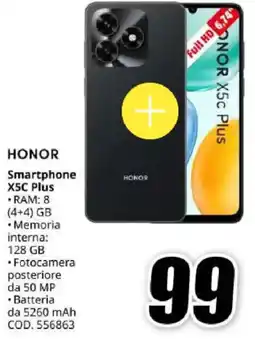 MediaWorld HONOR Smartphone X5C Plus offerta