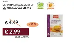 Prezzemolo e Vitale Germinal medaglioni di carote e zucca offerta