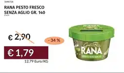 Prezzemolo e Vitale Rana pesto fresco senza aglio offerta