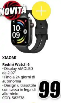 MediaWorld XIAOMI Redmi Watch 6 offerta