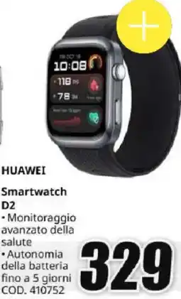 MediaWorld HUAWEI Smartwatch D2 offerta