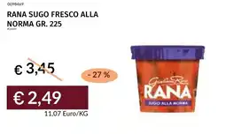 Prezzemolo e Vitale Rana sugo fresco alla norma offerta