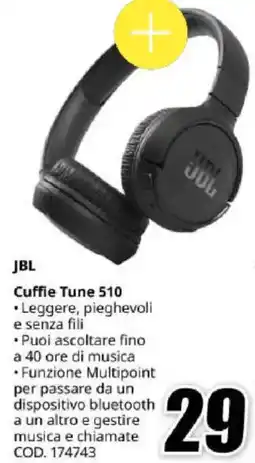 MediaWorld JBL Cuffie Tune 510 offerta