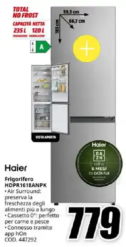 MediaWorld Haier Frigorifero HDPR1618ANPK offerta