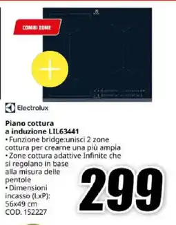 MediaWorld Electrolux Piano cottura a induzione LIL63441 offerta