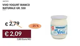 Prezzemolo e Vitale Vivo yogurt bianco naturale offerta