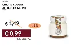 Prezzemolo e Vitale Chiuro yogurt albicocca offerta