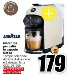 MediaWorld LAVAZZA Macchina per caffè in capsule Desea offerta