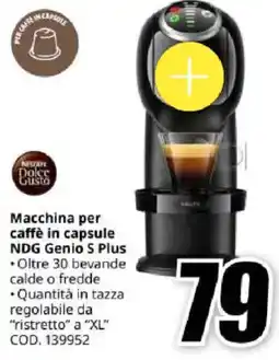 MediaWorld NESCAPE Dolce Gusto Macchina per caffè in capsule NDG Genio S Plus offerta