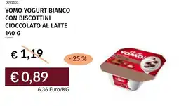 Prezzemolo e Vitale Yomo yogurt bianco con biscottini cioccolato al latte offerta