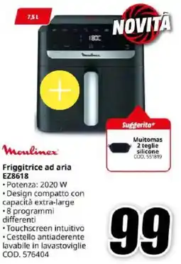 MediaWorld Moulinex Friggitrice ad aria EZ8618 EZ8618 offerta
