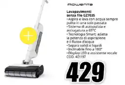 MediaWorld Rowenta Lavapavimenti senza filo GZ7035 offerta
