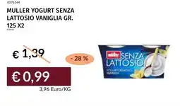Prezzemolo e Vitale Muller yogurt senza lattosio vaniglia offerta