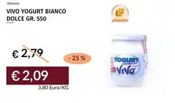 Prezzemolo e Vitale Vivo yogurt bianco dolce offerta