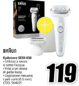 MediaWorld BRAUN Epilatore SES9-030 offerta