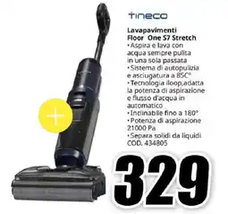 MediaWorld tineco Lavapavimenti Floor One S7 Stretch offerta