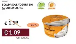 Prezzemolo e Vitale Scaldasole yogurt bio al cocco offerta