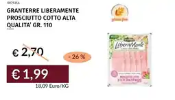 Prezzemolo e Vitale Granterre liberamente prosciutto cotto alta qualita' offerta