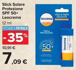 Carrefour Market Stick Solare Protezione SPF 50+ Leocrema offerta