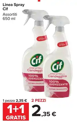 Carrefour Market Linea Spray Cif offerta