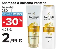 Carrefour Market Shampoo o Balsamo Pantene offerta