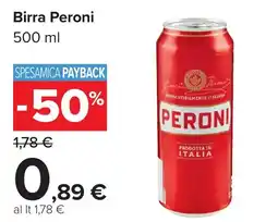 Carrefour Market Birra Peroni offerta