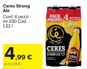 Carrefour Market Ceres Strong Ale offerta