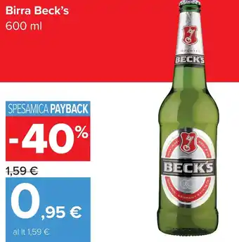 Carrefour Market Birra Beck's offerta