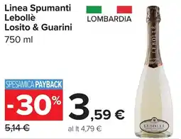 Carrefour Market Linea Spumanti Lebollè Losito & Guarini offerta