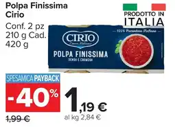 Carrefour Market Polpa Finissima Cirio offerta